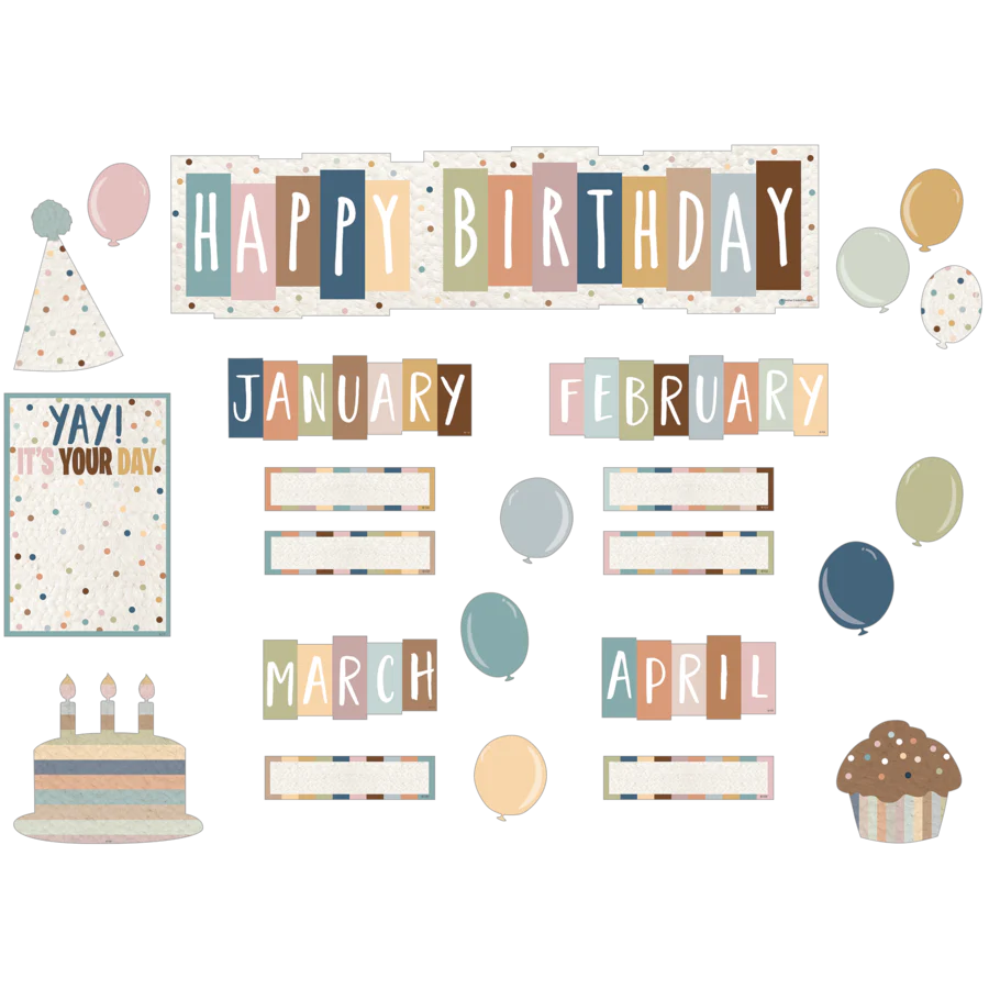Everyone is Welcome Happy Birthday Mini Bulletin Board