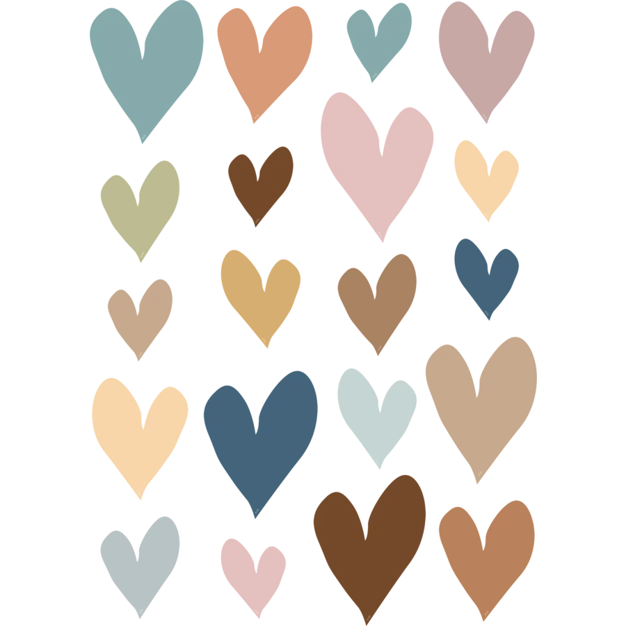 Everyone is Welcome Hearts Accents Assorted Sizes