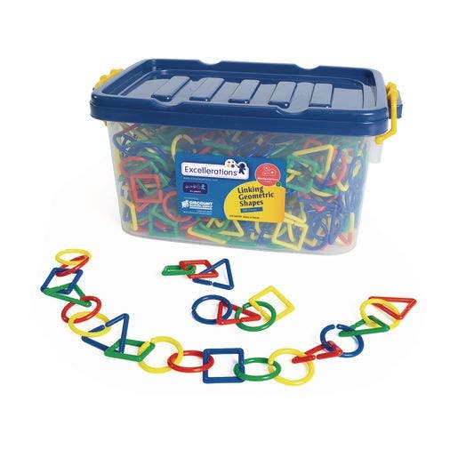 Excellerations Linking Geometric Shapes 500 Pieces