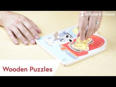 Farm Animals and Their Young Set of 8 Wooden Puzzles - Image 7