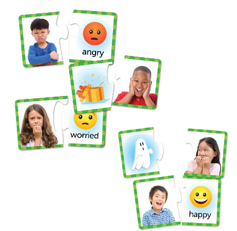Feelings & Emotions Puzzle Cards - Image 2
