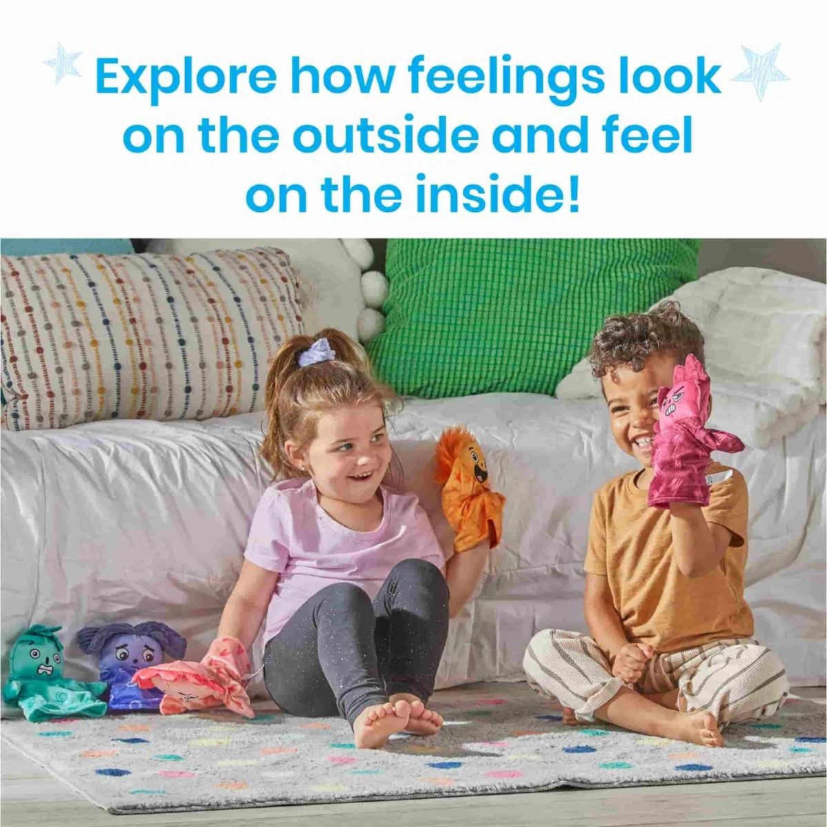Feelings Family Hand Puppets - Image 3