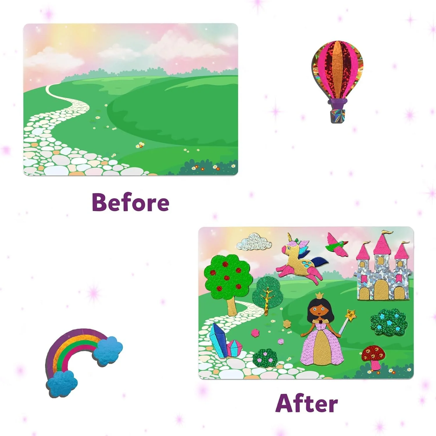 Foil Fun Unicorn and Princess - Image 5