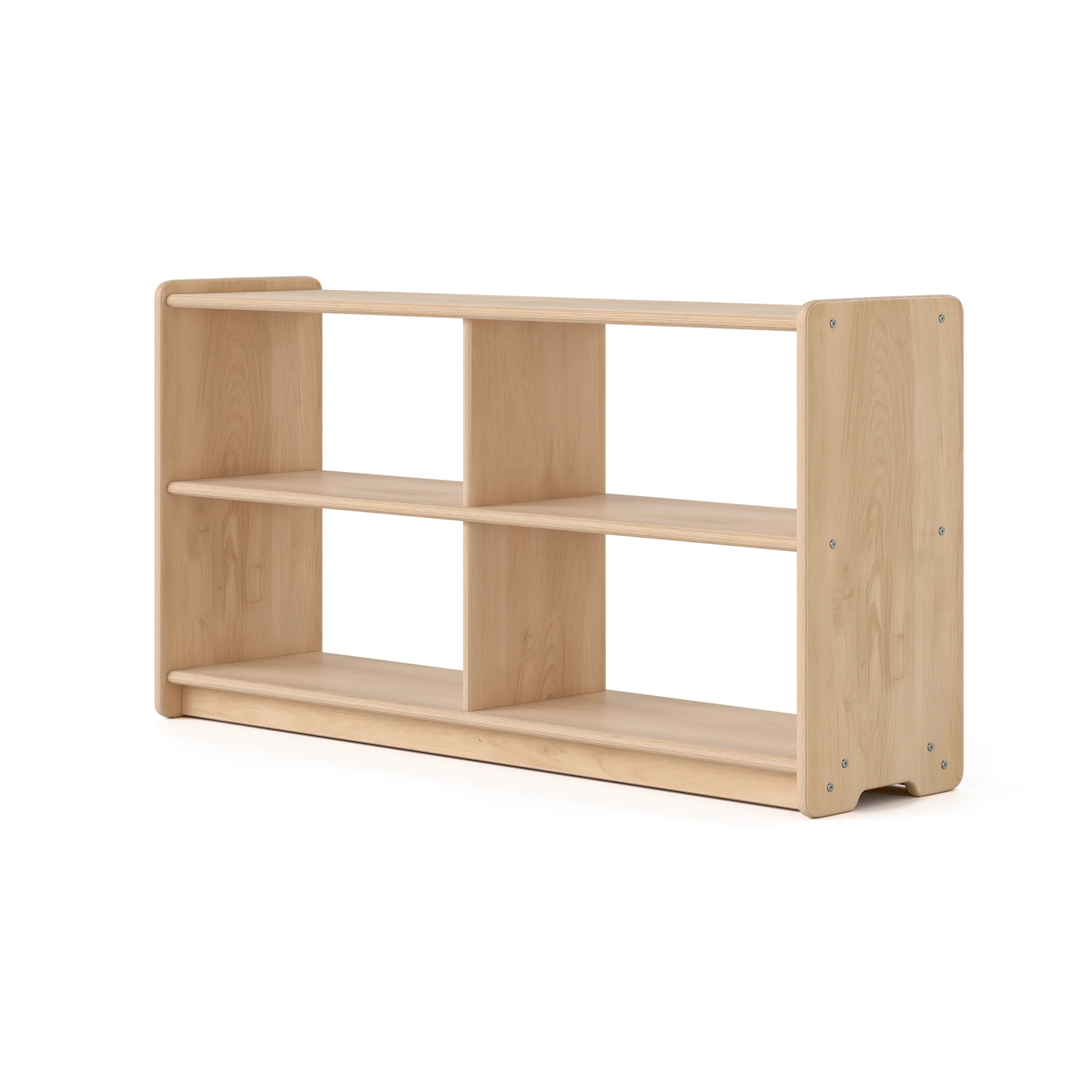 Foundation Long Horizontal Four Section One Shelf w/Vertical Dividers 48 x 30