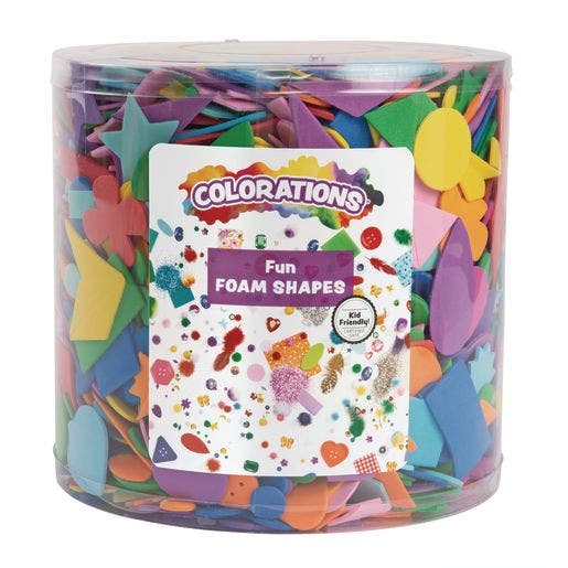 Fun Foam Shapes In A Bucket 1/2 Lbs - Image 2