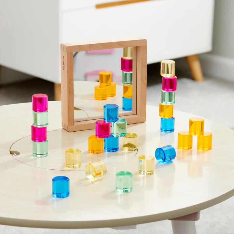 Gem Circle Mirror Tray - Image 2