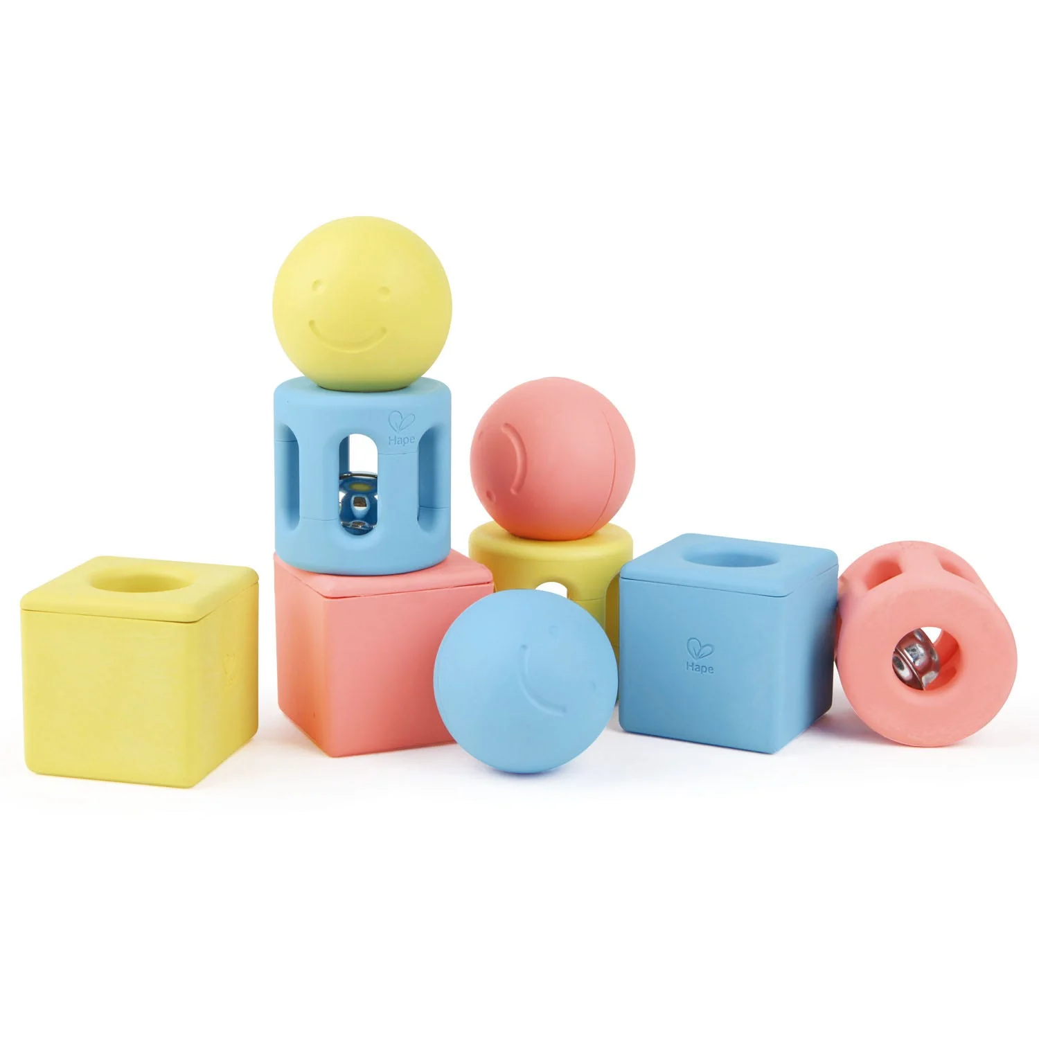 Geometric Rattle Trio by Hape - Image 2