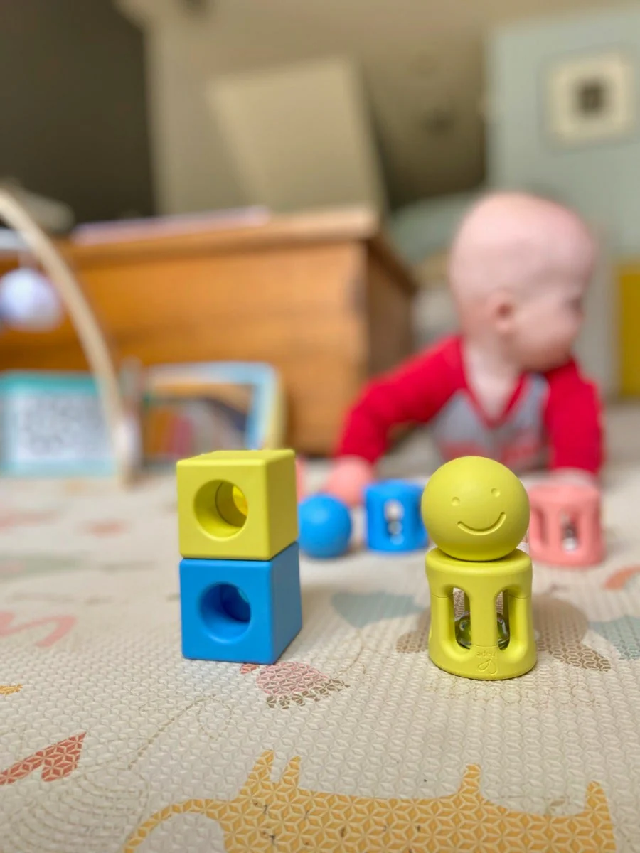 Geometric Rattle Trio by Hape - Image 3