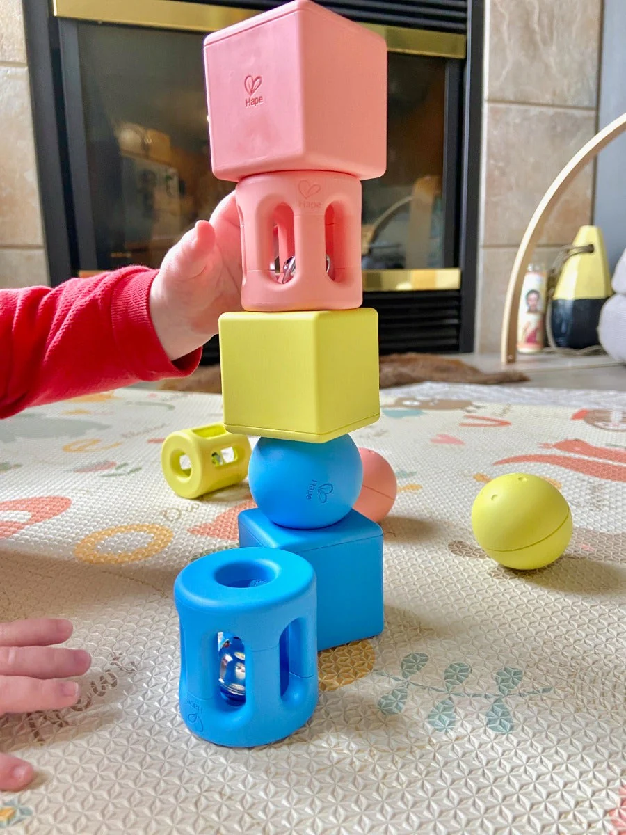 Geometric Rattle Trio by Hape - Image 4