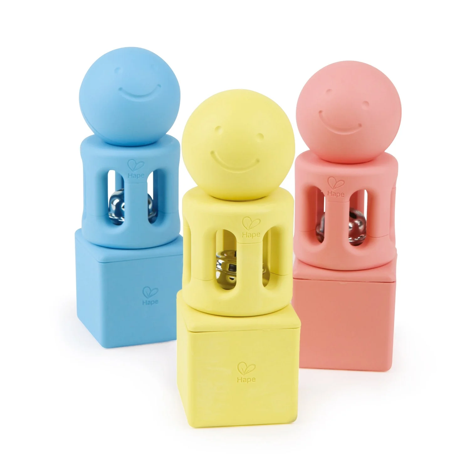 Geometric Rattle Trio by Hape - Image 7