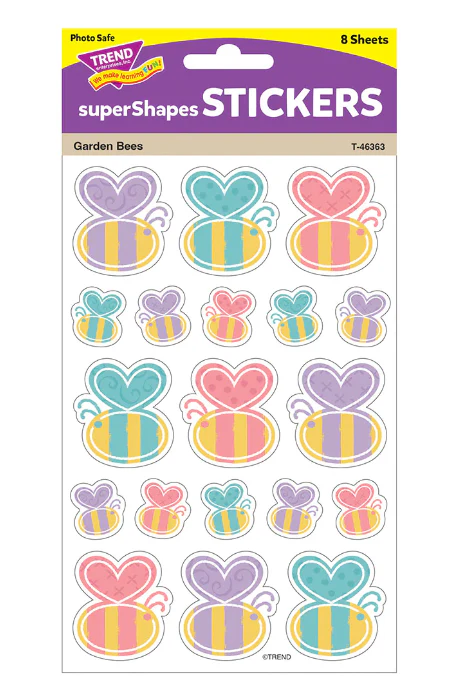 Good to Grow Garden Bees Large superShapes Stickers - Image 2