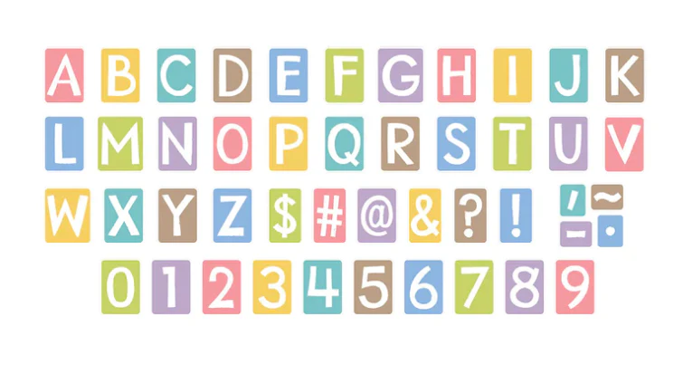 Good to Grow Garden Path 4in Tiles Uppercase Ready Letters - Image 2