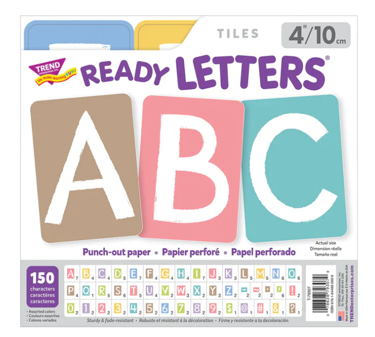 Good to Grow Garden Path 4in Tiles Uppercase Ready Letters - Image 3