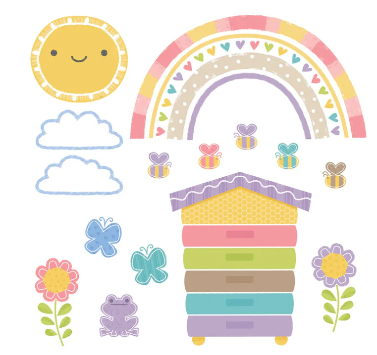 Good to Grow Rainbow Garden Bulletin Board Set - Image 3