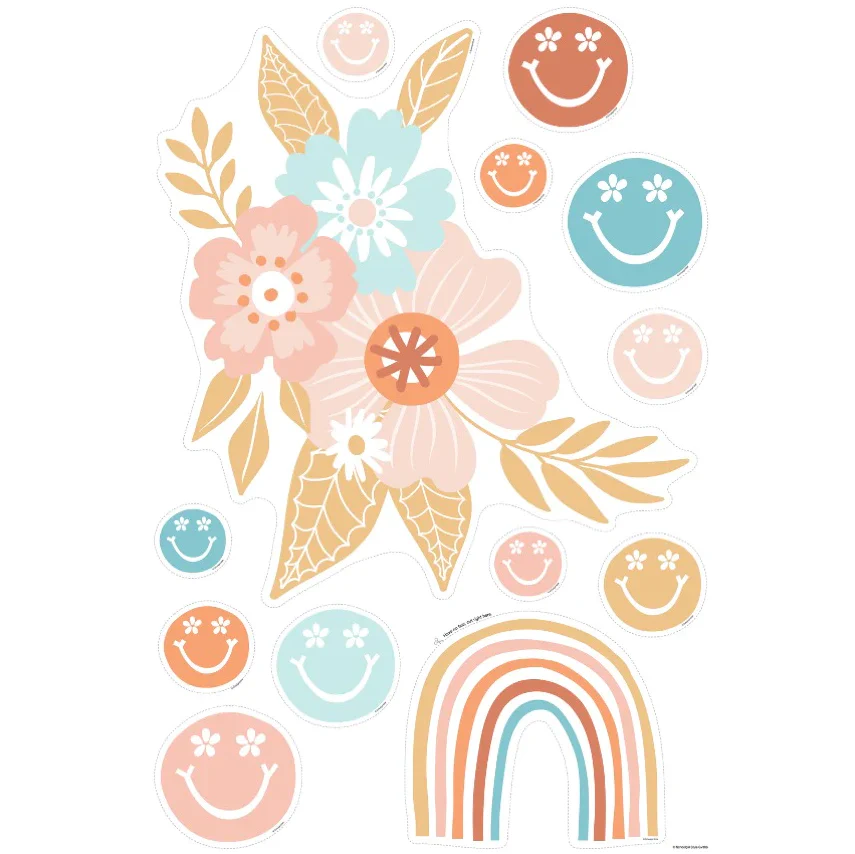 Good Vibes Floral Accent Statement Piece