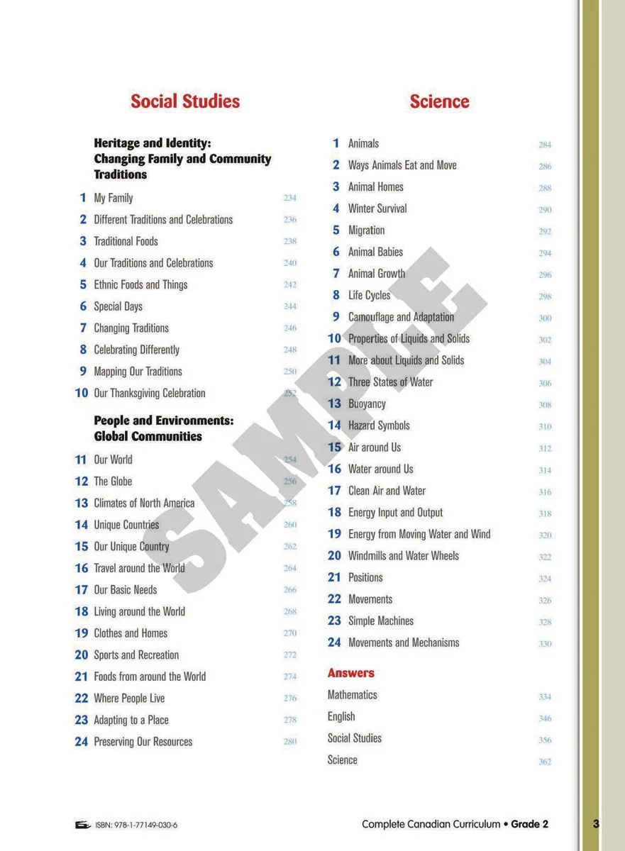 Gr 2 Complete Canadian Curriculum - Image 3