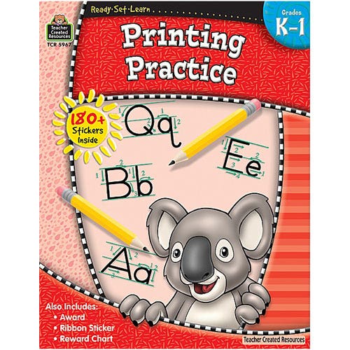Gr K-1 Ready Set Learn: Printing Practice