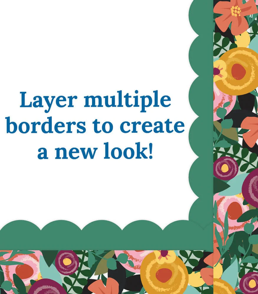 Grow Together Jade Green Scalloped Borders - Image 5