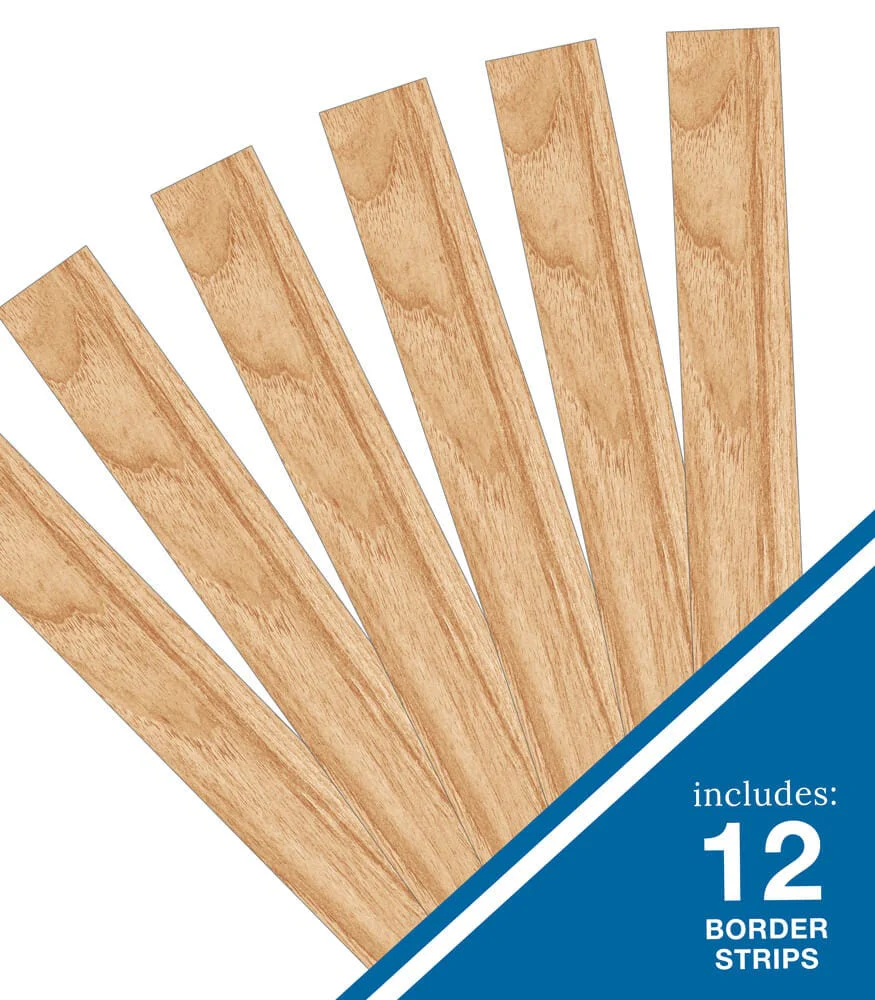 Grow Together Light Wood Grain Straight Borders - Image 2