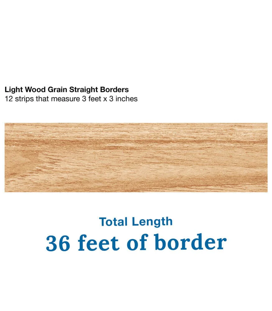 Grow Together Light Wood Grain Straight Borders - Image 3