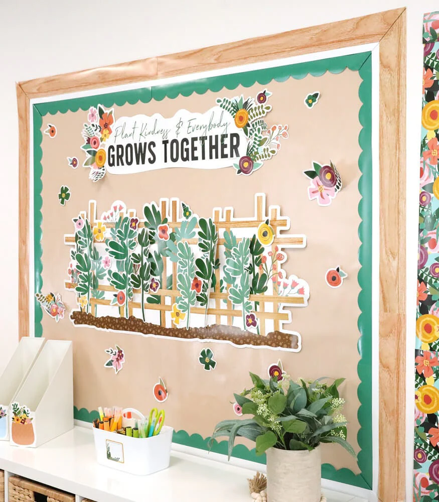 Grow Together Light Wood Grain Straight Borders - Image 5
