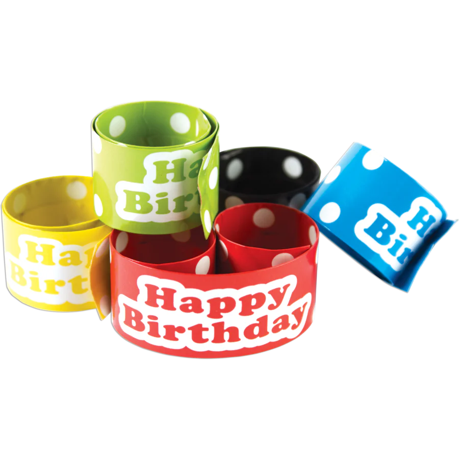 Happy Birthday Slap Bracelets - Image 2
