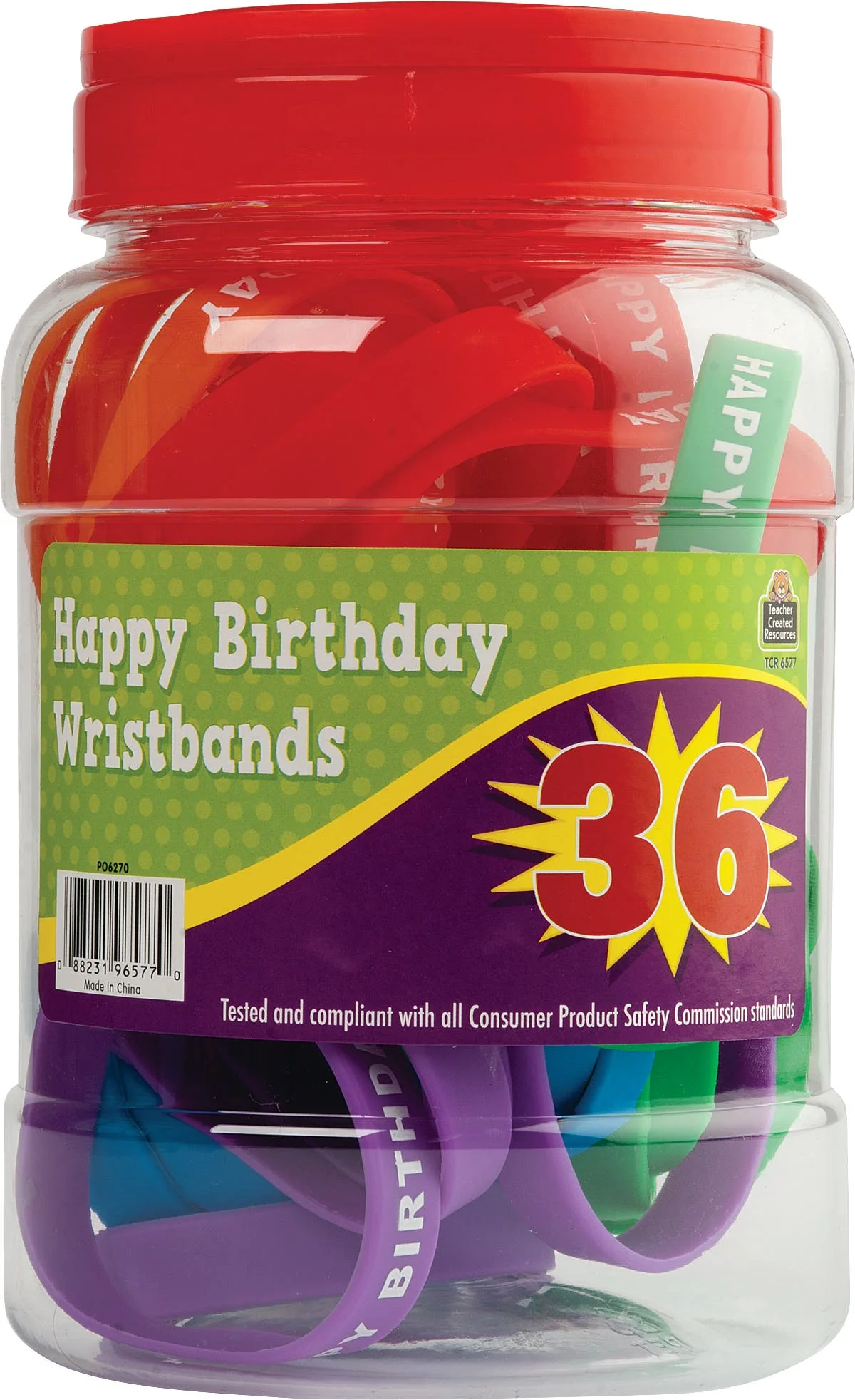 Happy Birthday Wristbands - Image 2