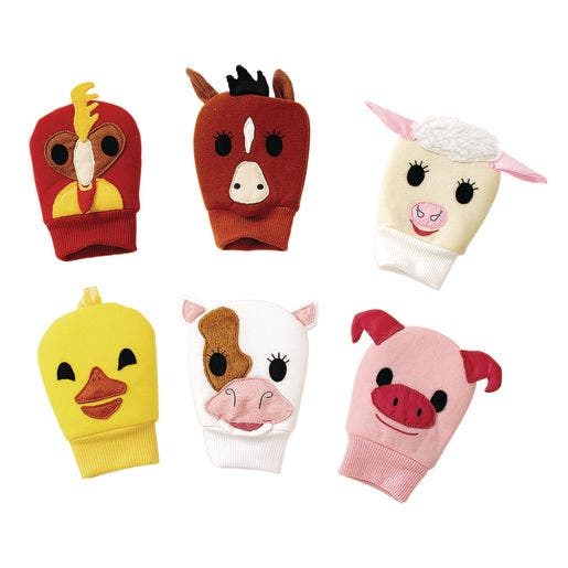 Happy Hands Farm Animal Puppets Set of 6