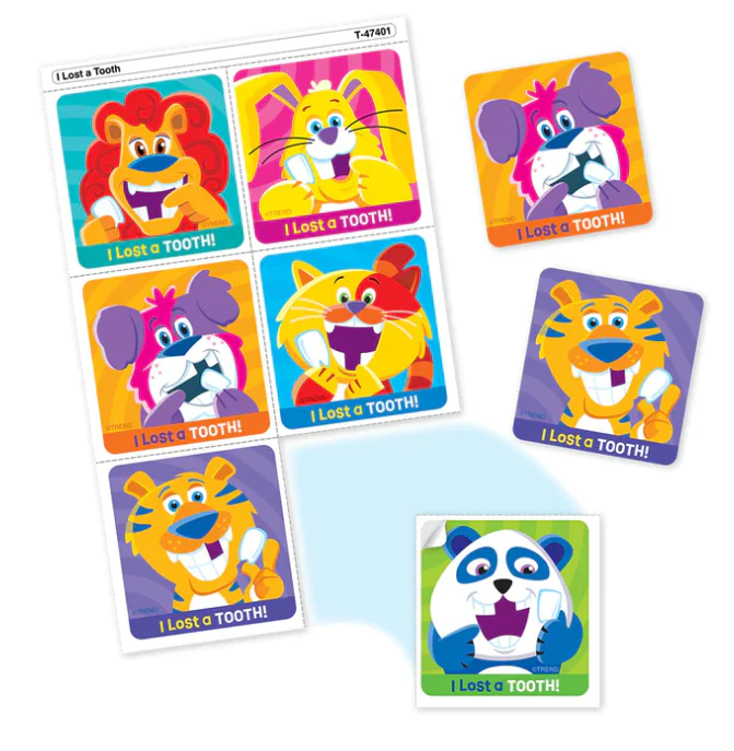 I Lost A Tooth Tear and Share Stickers - Image 2