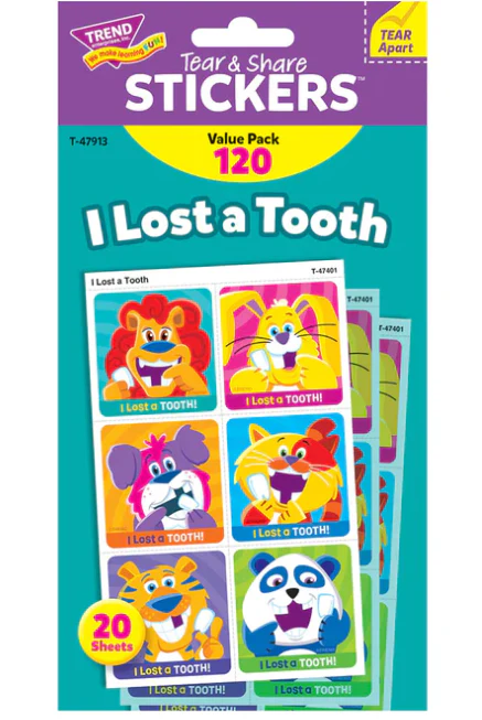I Lost A Tooth Tear and Share Stickers Value - Image 3