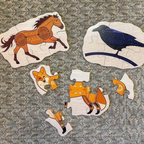Indigenous Midi Floor Puzzle Set 3x6 piece - Image 2