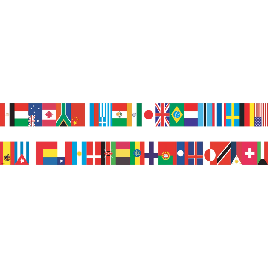International Flags Straight Border Trim - Image 2