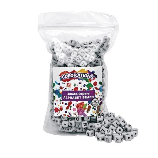 Jumbo Alphabet Beads 260 Pcs - Image 2