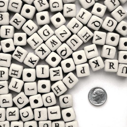 Jumbo Alphabet Beads 260 Pcs - Image 4