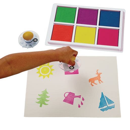 Jumbo Neon Classroom Stamp Pad - Image 4