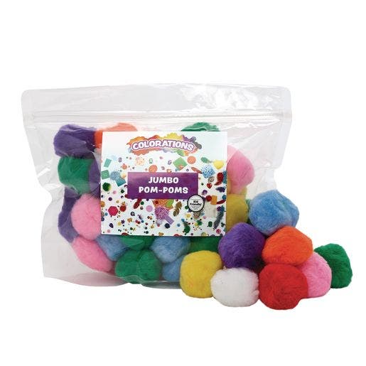Jumbo Pom Pom 2in 50 Pcs - Image 2