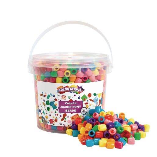 Jumbo Pony Beads 1.5 lbs - Image 2