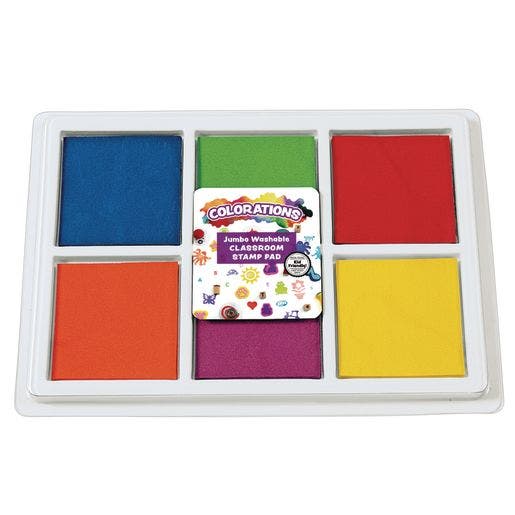 Jumbo Rainbow Classroom Stamp Pad - Image 4