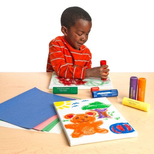 Jumbo Tempera Paint Sticks 6 Colors - Image 5