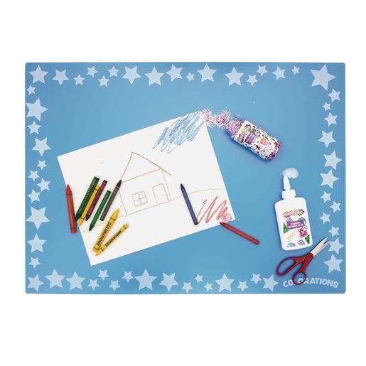 Keep it Clean Plastic Art Mats Set of 6 - Image 2