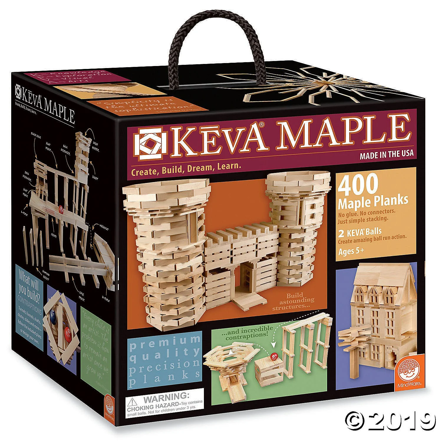 KEVA Maple Plank Set by Mindware - Image 2