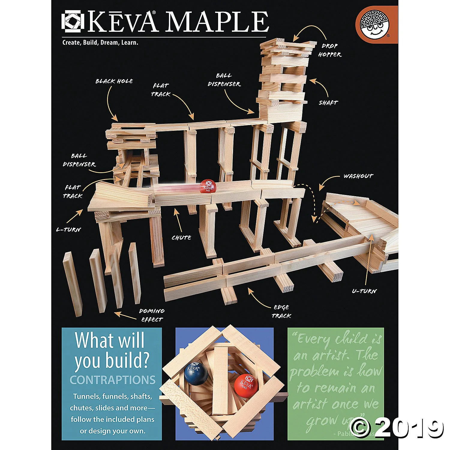 KEVA Maple Plank Set by Mindware - Image 5