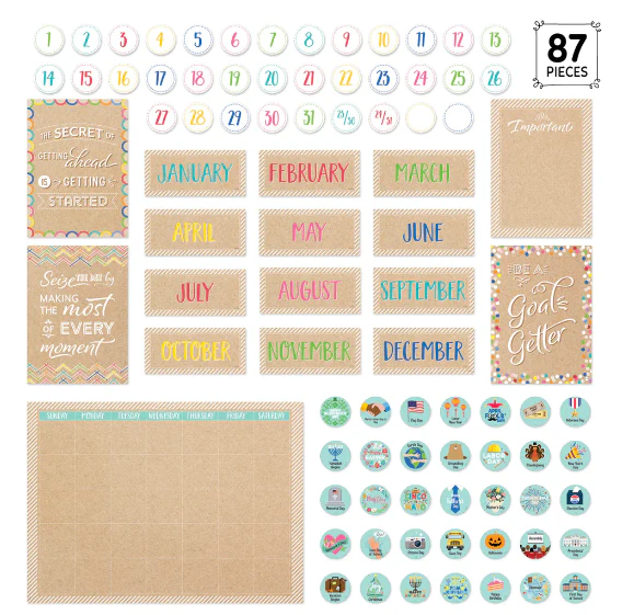 Krafty Pop Calendar Set Bulletin Board - Image 2