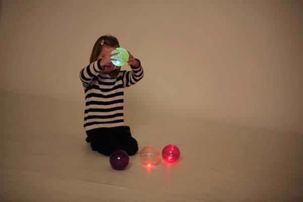 Large Textured Sensory Light Ball Set - Pk4 - Image 3
