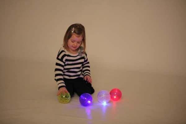 Large Textured Sensory Light Ball Set - Pk4 - Image 5