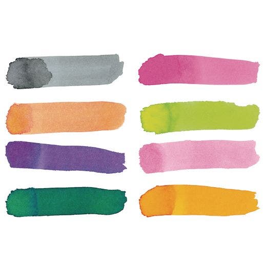 Liquid Watercolor Tropical Set of 8 - Image 3