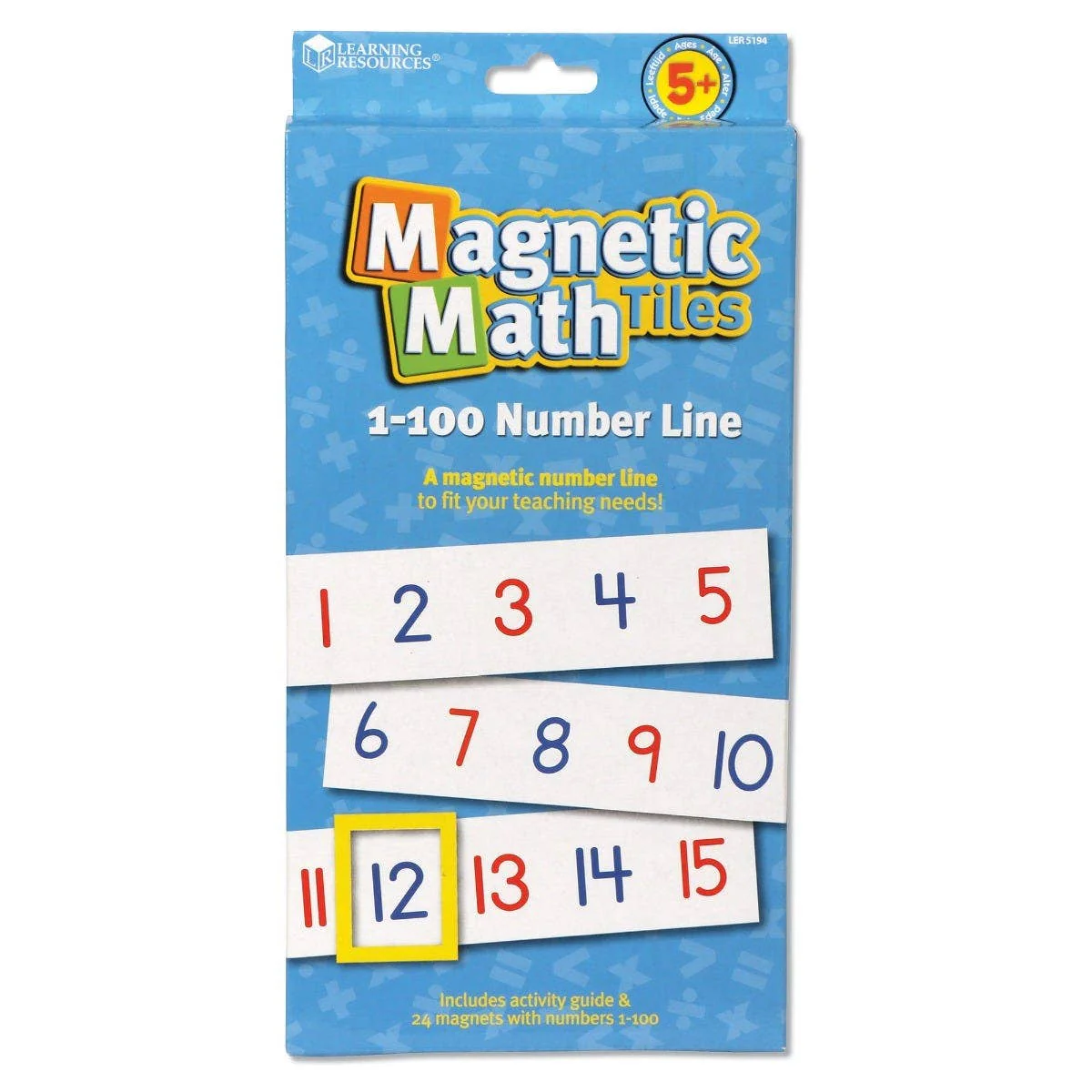 Magnetic Math Tiles 1-100 Number Line - Image 4