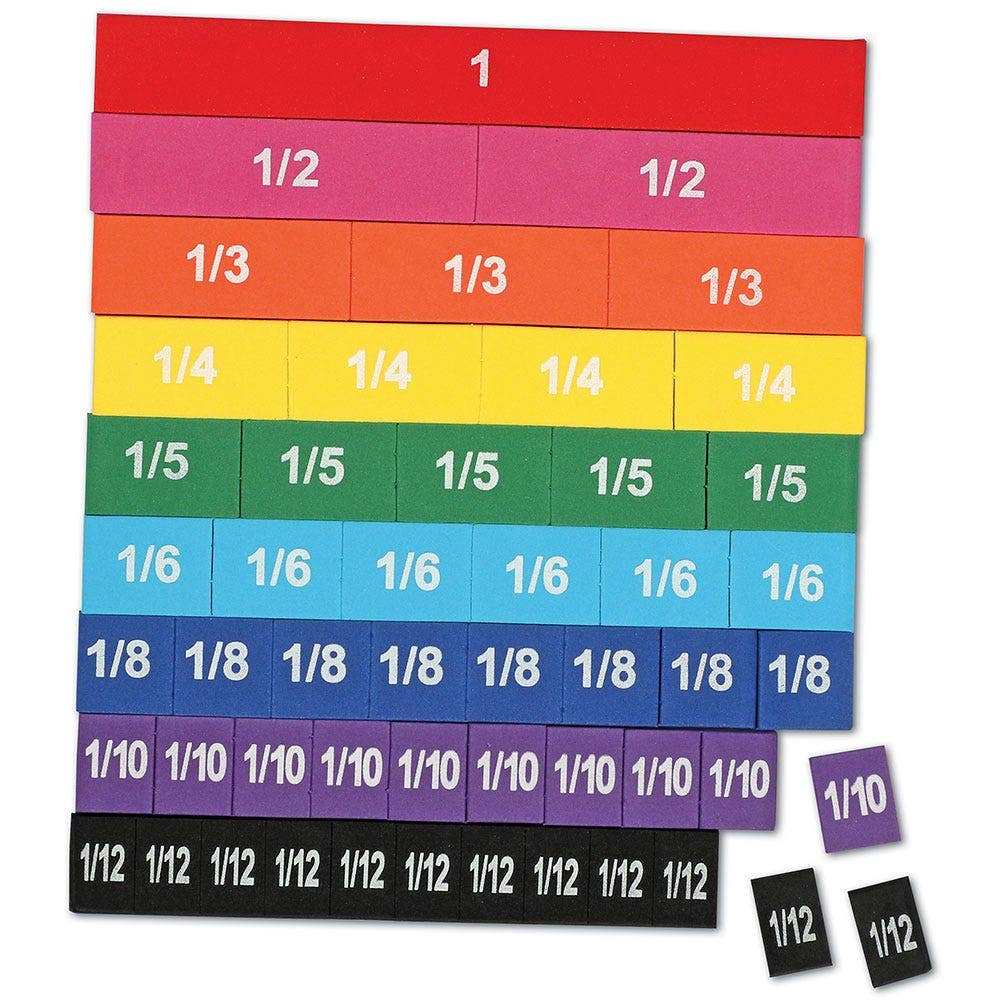 Magnetic Rainbow Fraction Tiles - Image 3