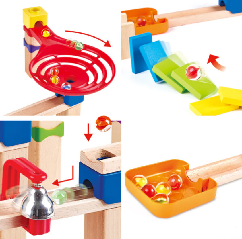 Marble Domino Rally Block Set by Hape - Image 6