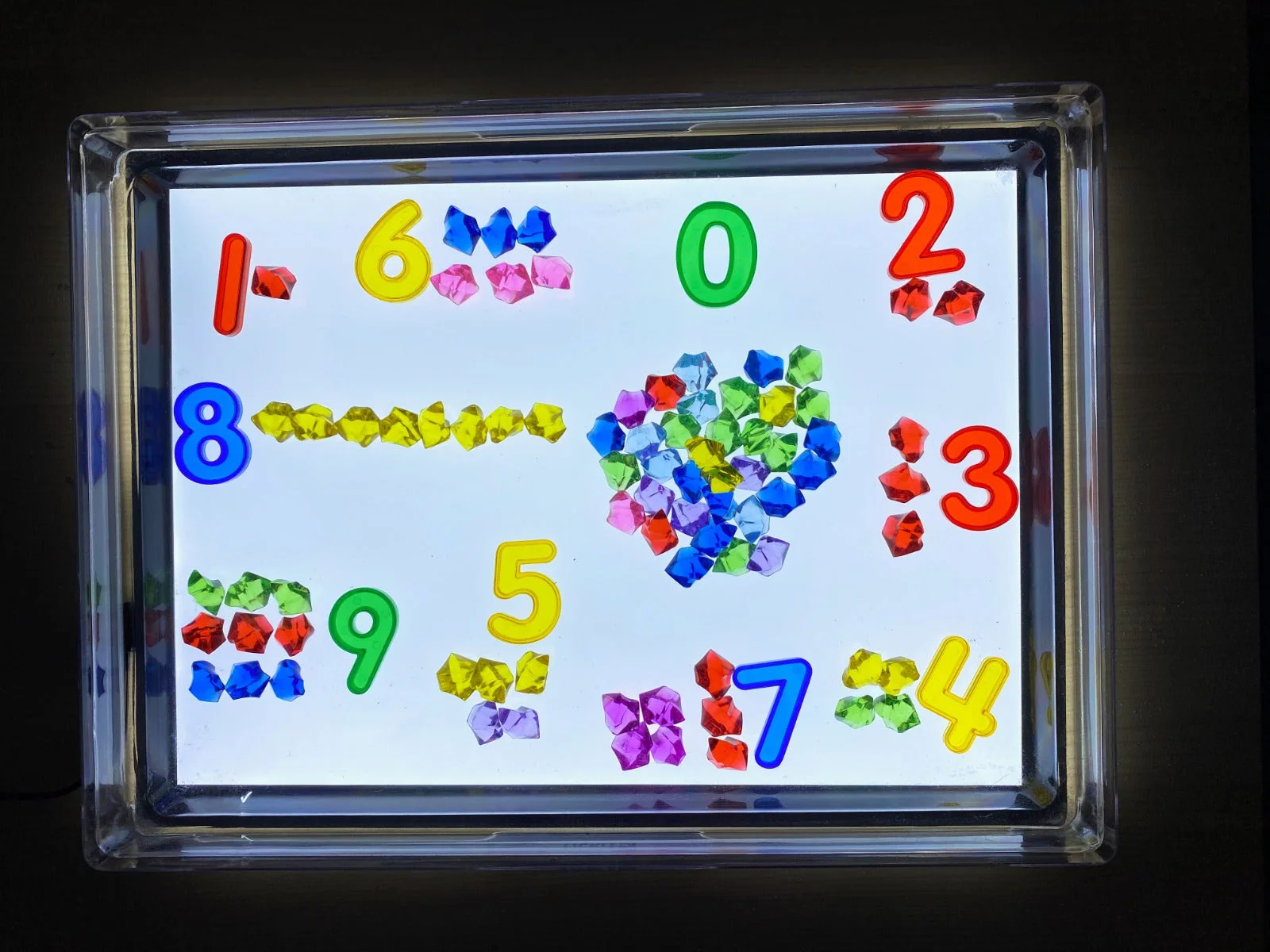 Mini Jars Transparent Letters and Number Set - Image 7